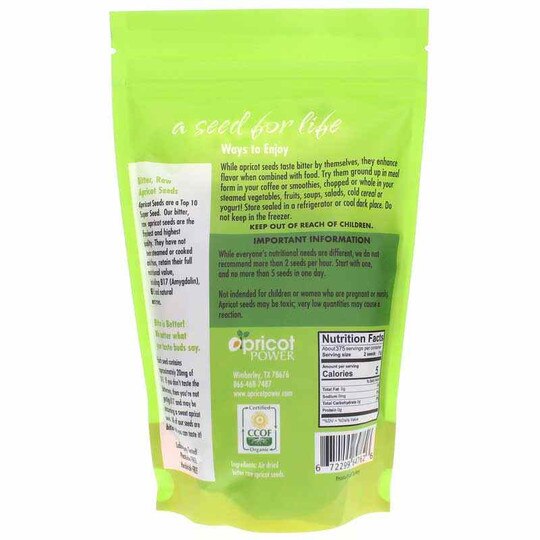 Organic Apricot Seeds, APP